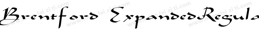 Brentford ExpandedRegular字体转换